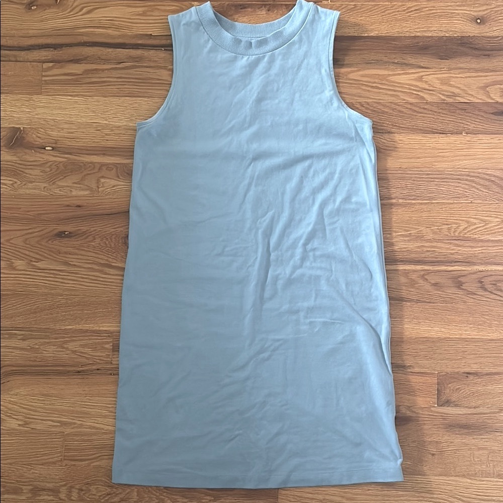 Sleeveless Blue Dress